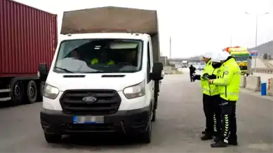 Kırıkkale'de 83 Araç Trafikten Men Edildi