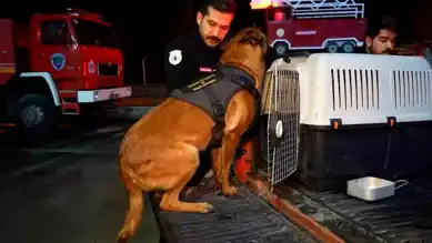 Kırıkkale'den Konya'ya K9 Desteği
